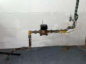 water meter in basement