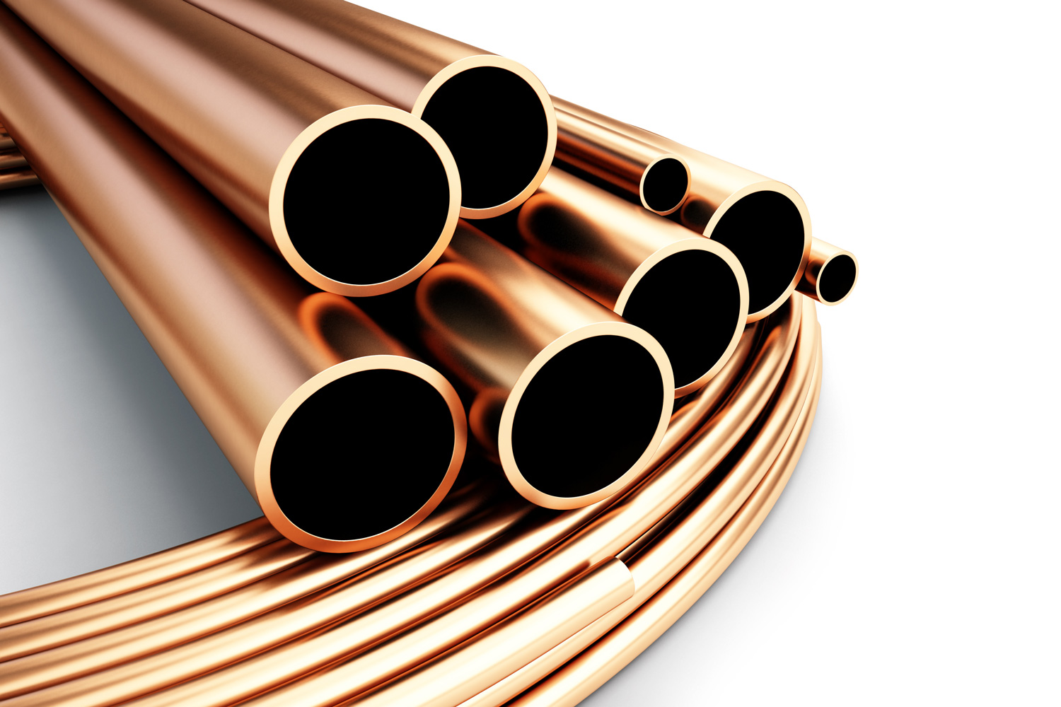 copper water pipes 